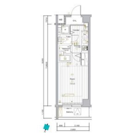 本駒込駅 徒歩5分 1階の物件間取画像